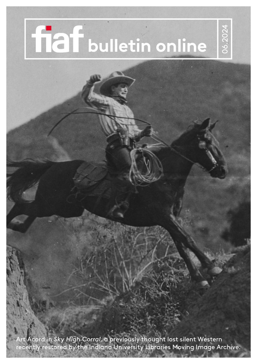 We are pleased to announce that the new issue of the FIAF Bulletin Online (FBO) is now available. You can consult it online or download the PDF file here: calameo.com/fiaf/books/000…
