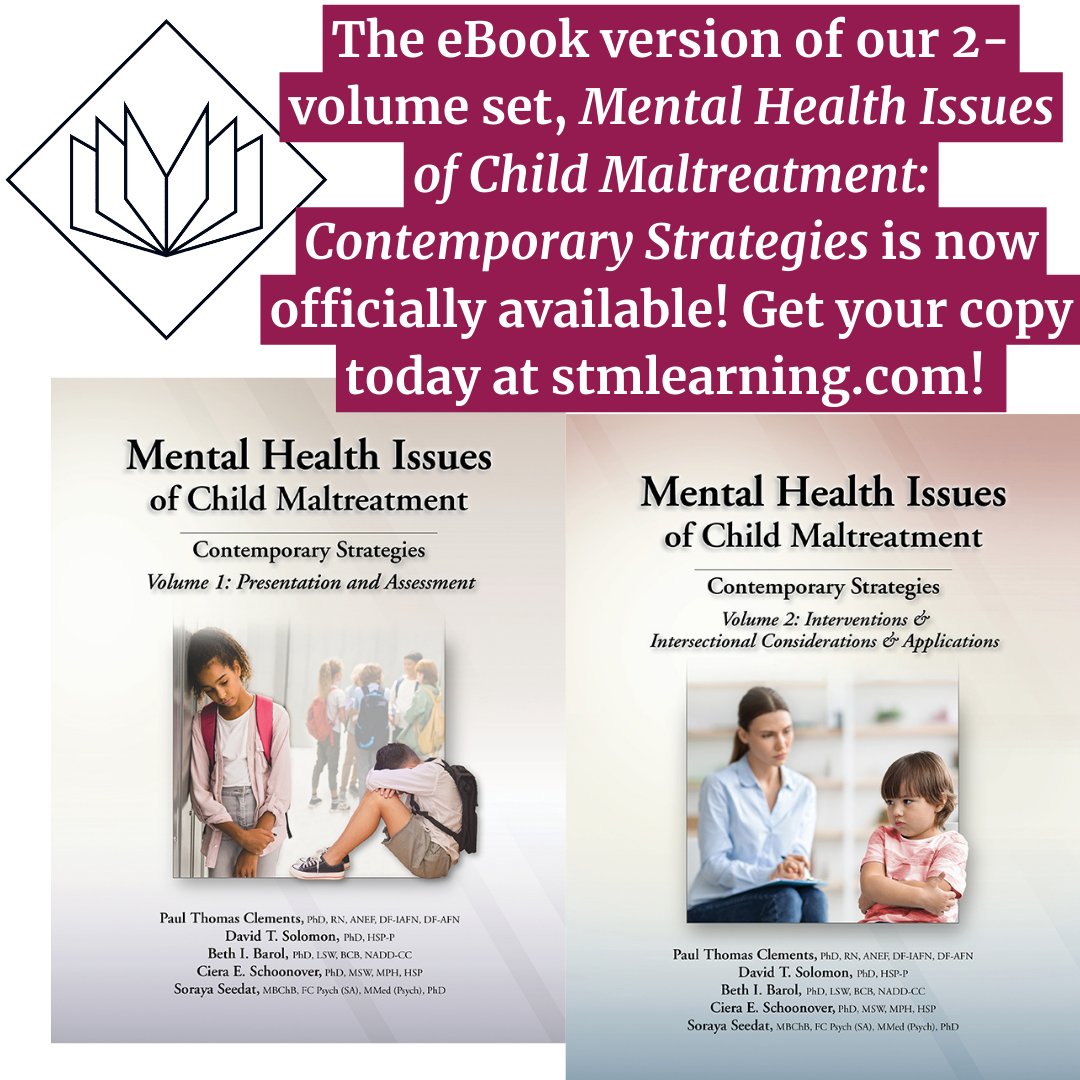 stmlearning's tweet image. The eBook version of our latest 2-volume set is officially available! This is a critical resource for any professional whose work involves children. Learn more and get your copy at stmlearning.com or stmlearning.com/elibrary/ #NewBookAlert