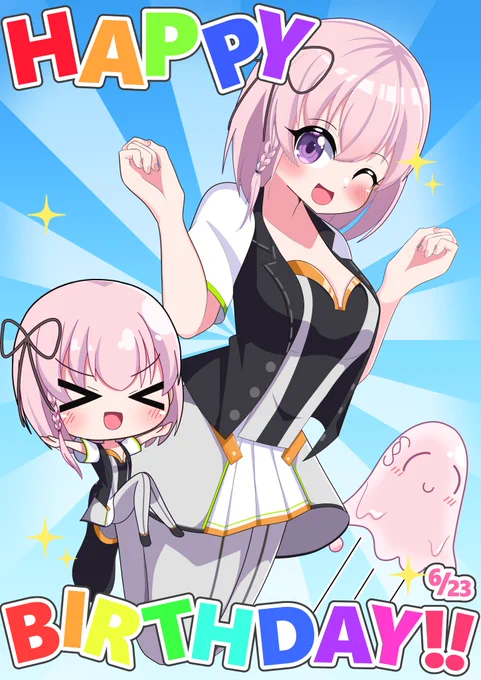 10周年のお祝いイラストは用意がないんですが、代わりに10周年の日付と誕生日が近いありすの歴代お誕生日イラストを置いておきます(§ ◜◡◝ ) 