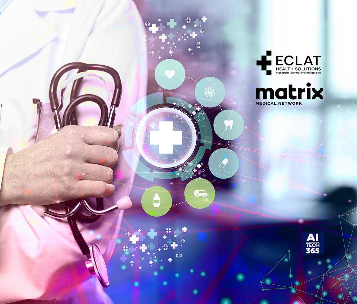 AITech365's tweet image. @CareersAtMatrix introduces step change in Medical Diagnostic Coding as it onboards @eclathealth , ECLAT’s Health Solutions’ NLP/AI-Powered Platform
aitech365.com/healthcare/mat…
#AITech365 #codingplatform #ECLATHealth #evaireplatform #Healthcare #MatrixMedicalNetwork #news