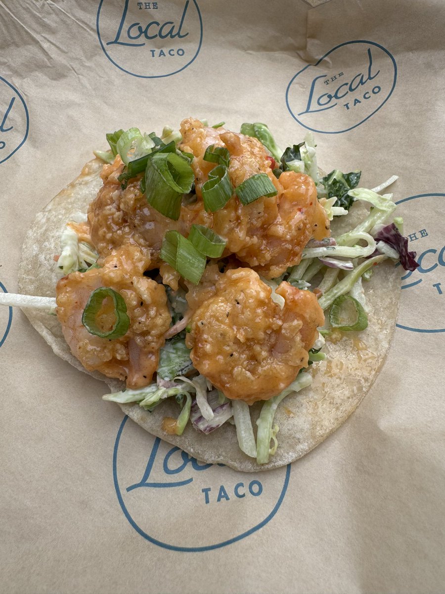 LocalTacoLEX's tweet image. Dynamite Shrimp Taco W/ Broccoli, Brussels, Kale  Ranch Slaw #tacos #fast #fresh #local #localtacolex #lexingtonky