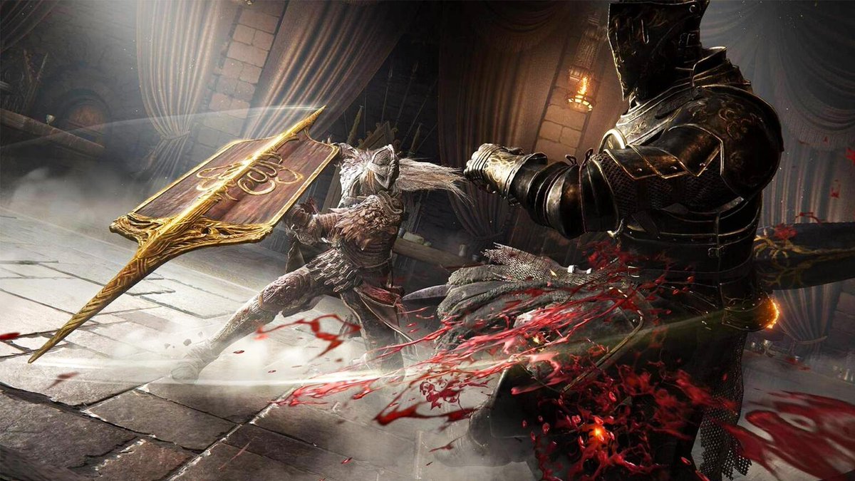 JVCom's tweet photo. Le DLC d'Elden Ring devient plus simple avec le dernier patch !

Les bénédictions du Royaume des Ombres offrent maintenant :

- des bonus plus importants sur la première moitié des niveaux, puis plus progressifs ensuite
- des bonus plus importants au niveau maximum https://t.co/qGdJdJV7Ie