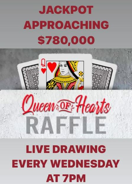GEMGamingLLC's tweet image. QUEEN OF HEARTS ALERT! There's a $780,000+ JACKPOT on the line tonight at "At The Office" Sports Bar And Grill! Plus great food &amp;amp; 3X GEM Rewards entries too! #crestwoodil
#gemrewards