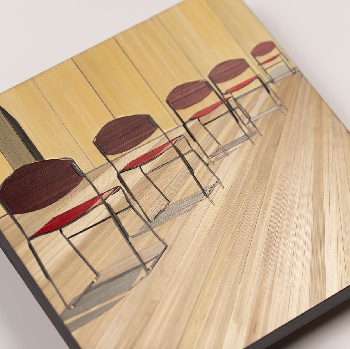 BrognonRollin's tweet photo. NEW ACQUISITION 2024 ✨ We are thrilled that our straw marquetry ‘I Lost My Page Again (Page 26)’ just entered the European Investment Bank (EIB) Art Collection. 

Thanks to Delphine Munro and @michele_didier_paris  

#marqueteriedepaille https://t.co/EJpLid115P