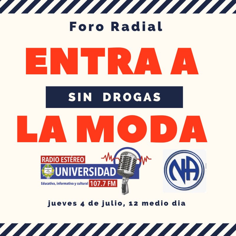 Ponte a la moda sin drogas.