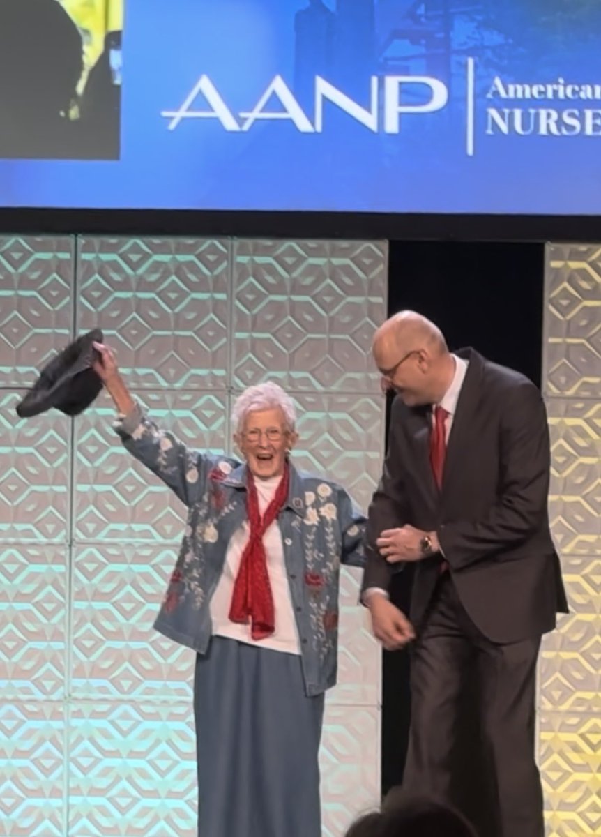 🎸What an opening in Nashville! Loretta Ford!, the legend and hero for all Nurse Practitioners! #Colorado #AlmaMater #NPsLead #AANP2024
