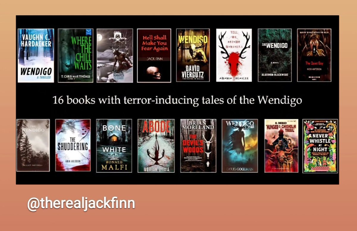 Only the strong of heart can resist the call of the Wendigo, and these 16 authors will put you to the test:
 
Wendigo - Vaughn C. Hardacker <a href="/VCHardacker/">Vaughn C. Hardacker</a>
Where the Chill Waits - T. Chris Martindale
Cry of the Wendigo - D. A. Roberts
Hell Shall Make You Fear Again - Jack Finn