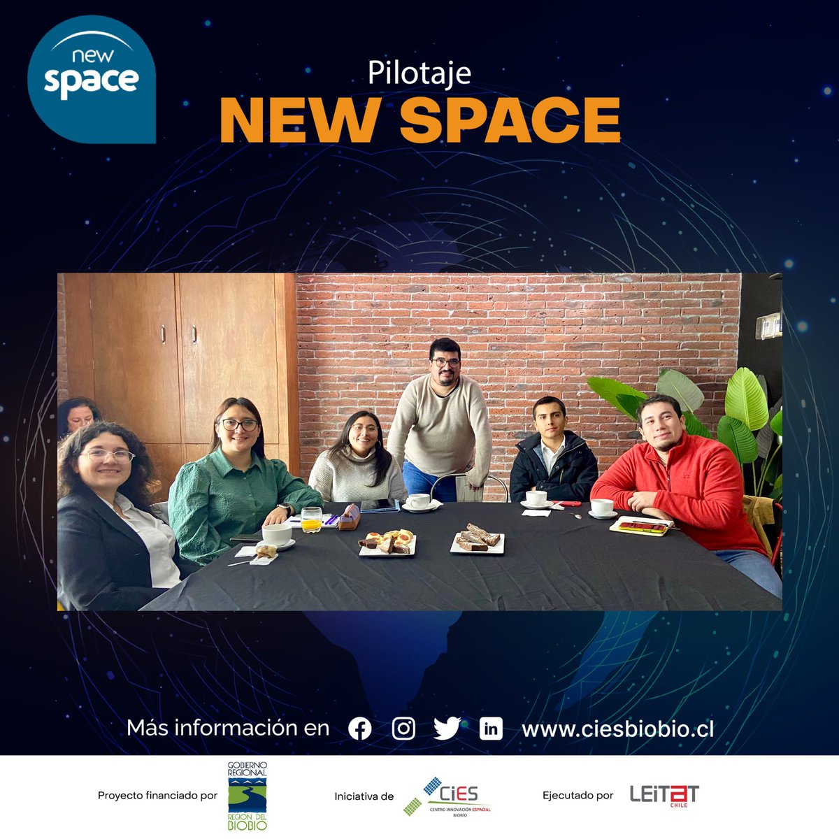 CIES_BIOBIO's tweet photo. #TorneoNewSpace 🎉 Hemos comenzado el proceso de pilotaje con las startups ganadoras del torneo New Space, además de dar la bienvenida a 2 nuevos emprendimientos: Integra Sur Norte y https://t.co/yphglB9Y4H. 🚀 Todo esto bajo la guía experta de Felipe Díaz, mentor de startups. https://t.co/SF3VQezfuG
