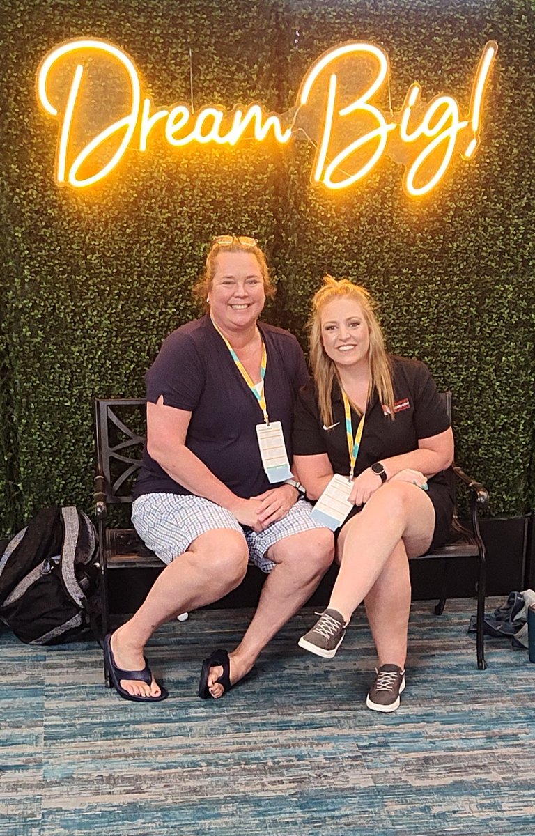 Wrapping up the Model Schools Conference today with one of my favorite people! We are excited for the 24-25 school year! ❤️🐾