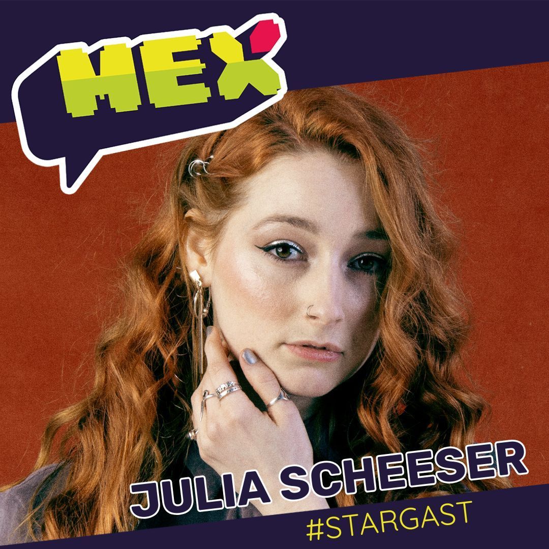 Eine @scheeserin kommt selten allein! Begrüßt bei uns als Supporting Act: @juliascheeser #Stargast #Scheeser #Anime #AnimeSongsInConcert #MEX #Convention #Berlin