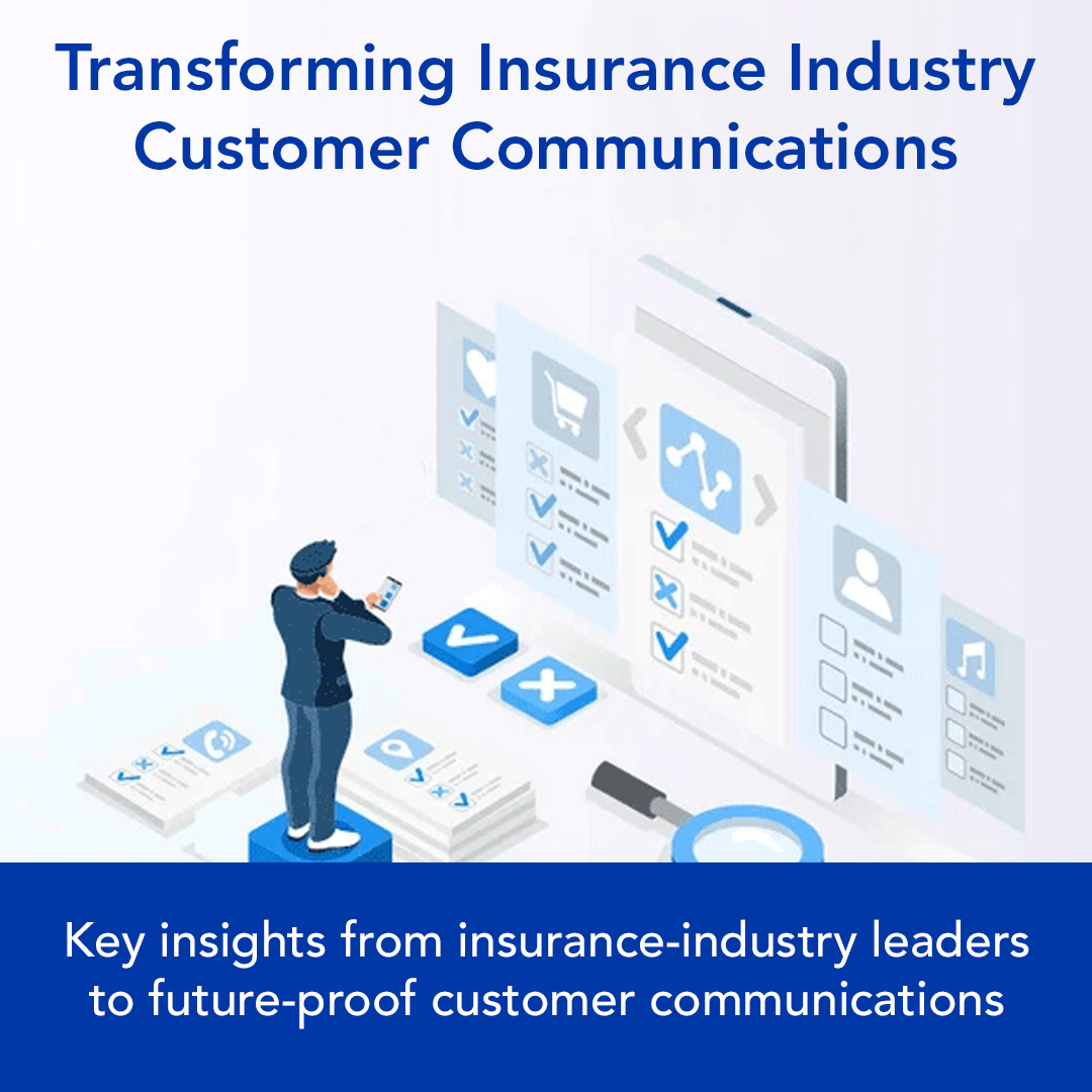 🚨Last chance to register for "Transforming Insurance Customer Communications"! As the insurance landscape evolves, learn how to stay ahead with effective communication strategies. Join us tomorrow June 27. Register now before it's too late! 🌟 bit.ly/3VxKixL #Insurance