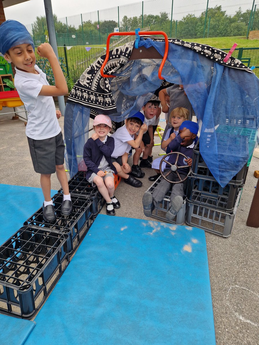 QRA_2030Y1's tweet photo. Today, we were Pirates. We worked together problem solving to build our ship (with plank) We also had to draw our treasure maps and find the 'X' Mrs Rowley had the job of 'Sea Monster' 😅👾 #qraoracy #qramaths #qradt #qraart #qrascience #qrahappy #qrachatterbox https://t.co/gOy0C1Rf6O