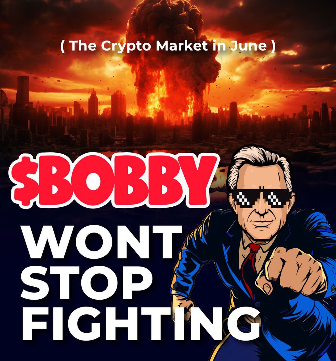 BobbyForAll's tweet photo. Crypto markets 📉

But that doesn’t mean the $BOBBY team is going anywhere.

We’re right here, working every day for our community! 

NOW is the time to load up the bags. When election season gets here (and the next bull run with it) - it’ll be too late! https://t.co/RZPLpXM1Rx