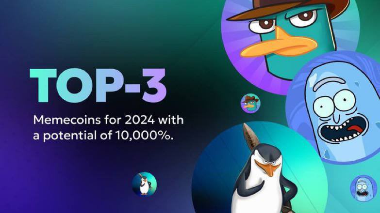 BitChanCrypto's tweet image. 3 meme coins with x10 potencial 🚀

1 @MadPenguinCoin
CA: M3Gac5vej8B4Fzuama5FJ1iGafvgKFj9DzQvkyVpump

2 @PickleRickPrick
CA: 6zoshtkmyX4kRFg3p152yV2bPssxeYdNvW3c6EVCE4UP

3 @PlatyPerryCoin
CA: B598mEzN4gWPZN2d7xcPQ45itu4YYyLQJ22nb1mCMJ7T

Buy the right coins and be a whale 👆🐳