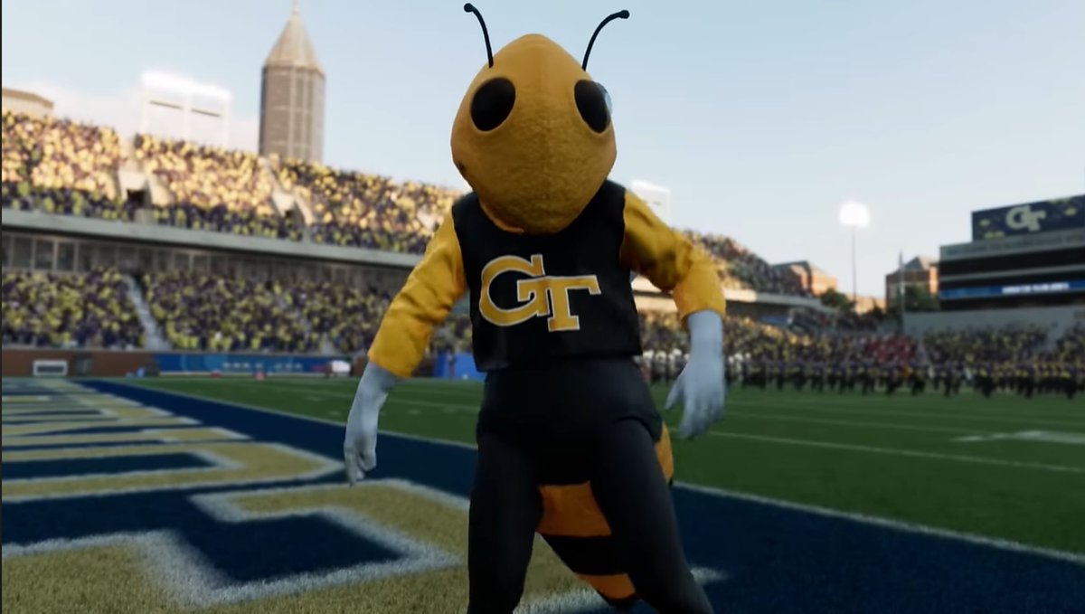 _RussellJohnson's tweet photo. “The Ramblin’ Wreck is confirmed to be in EA Sports College Football 25, and the first looks at what Bobby Dodd Stadium will look like were also released on Wednesday. https://t.co/09iVBkVJbd