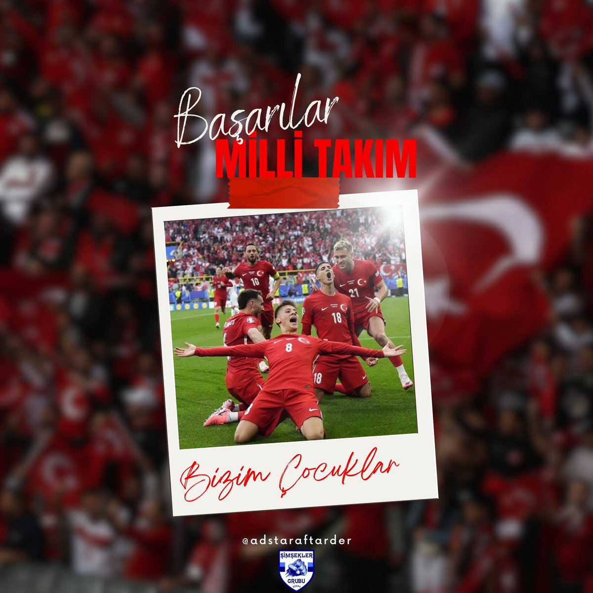 #EURO2024 Avrupa Futbol Şampiyonası son 16 yolunda Çekya karşısında A Milli Takımımıza BAŞARILAR diliyoruz. ⚡️

#BizimÇocuklar