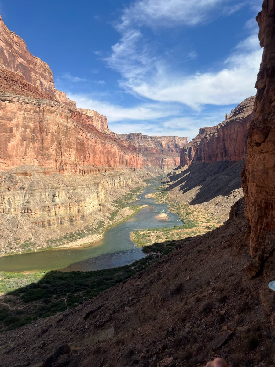 Just spent 17 days running the Colorado River through the Grand Canyon. The trip is about 280 river miles, and it’s spectacular. But I was sad to see how the river and riverbed have changed over the past three years since I was last there. This ecosystem has a right to its water.