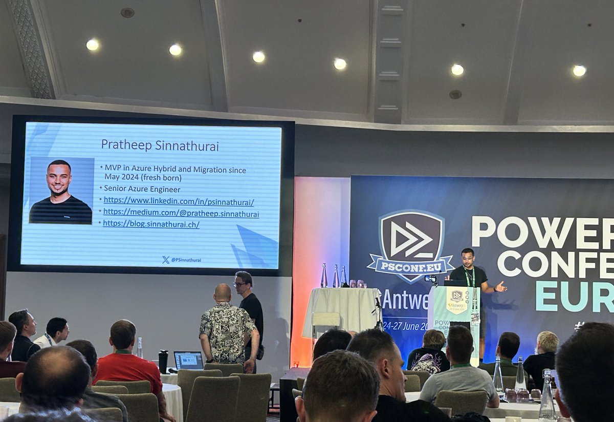 Christian Ritter MVP (@blackboxcoder) on Twitter photo Now <a href="/PSinnathurai/">Pratheep Sinnathurai</a> is showing how to use #DevBox right at the #PSConfEU in his first ever #PoshaKucha session.
It was stunning and on point! Thank you!
#PowerShell Now <a href="/PSinnathurai/">Pratheep Sinnathurai</a> is showing how to use #DevBox right at the #PSConfEU in his first ever #PoshaKucha session.
It was stunning and on point! Thank you!
#PowerShell