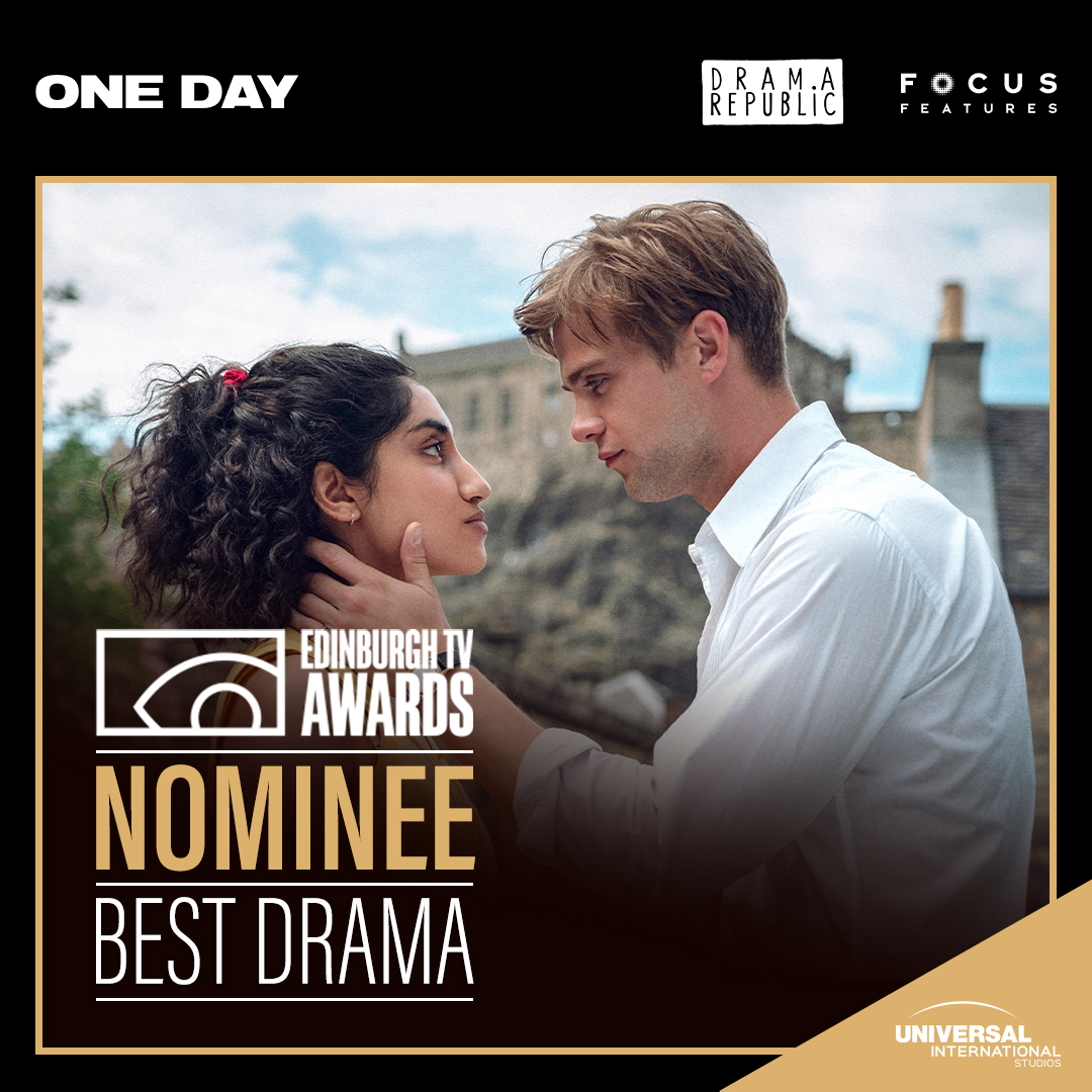 UniIntlStudios's tweet image. We are thrilled to share the news of UIS' nomination for Production Group of the Year and 'One Day' for Best Drama. 🌟

The winners will be announced during the Edinburgh TV Festival at the end of August.

#UniversalInternationalStudios #UIS #EdinburghTVAwards