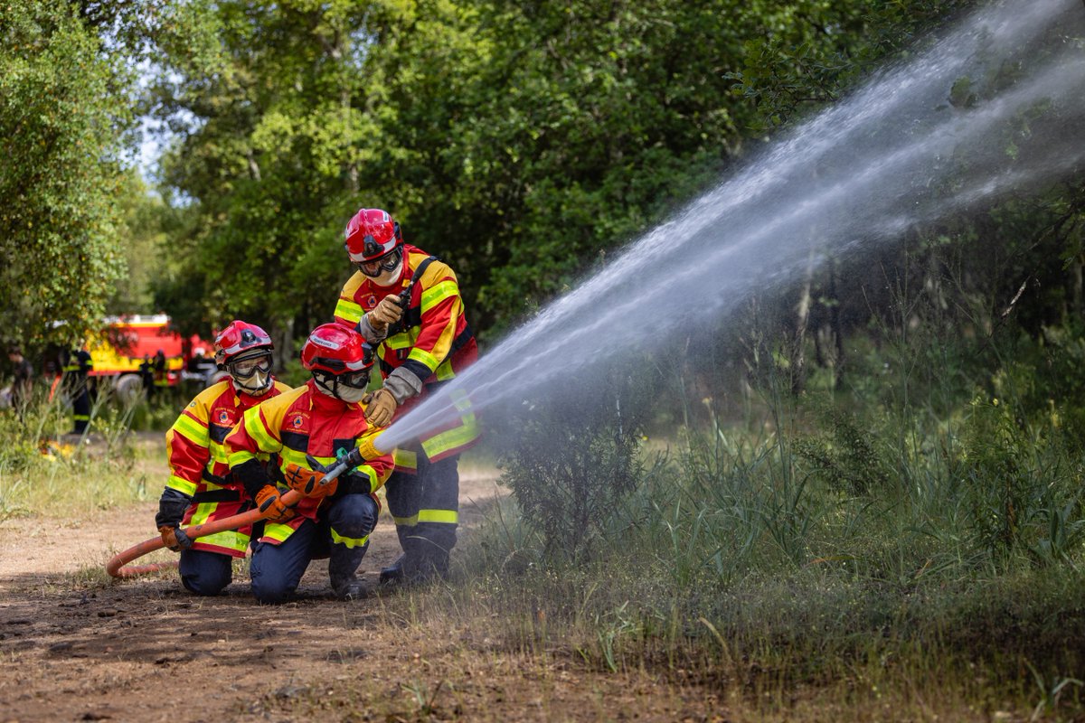 armeedeterre's tweet image. #JeudiPhoto 👨‍🚒 Qui dit grosses chaleurs dit risques de feux de forêts.
Une menace à laquelle nos sapeurs-sauveteurs de la @SecCivileFrance se préparent déjà, comme ici avec l&apos;@UIISC5CORTE, bientôt déployée sur l&apos;opération #Héphaïstos 🔥🚒🚁

📸 SGT Erwin B. #ToujoursEtPartout