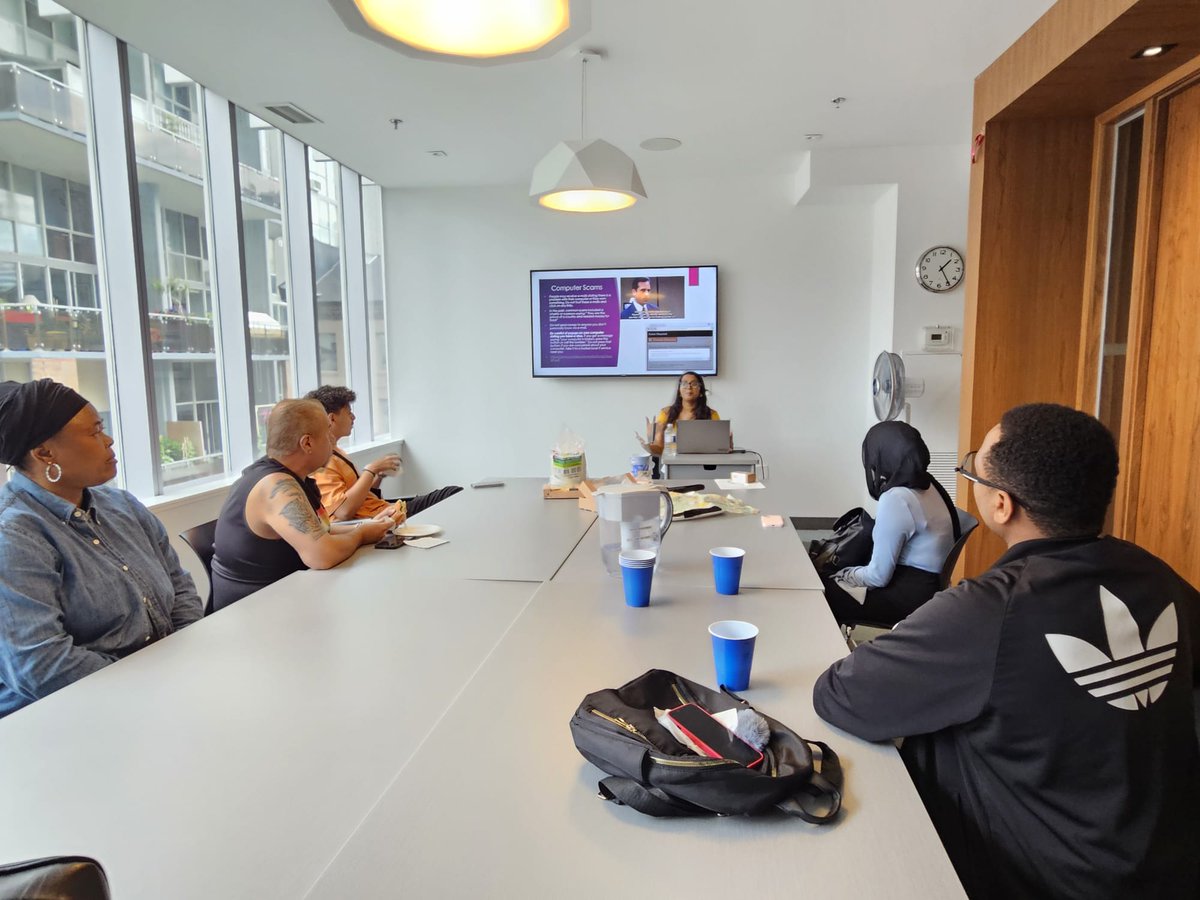 MadisonCSHelps's tweet image. Yesterday's workshop at our head office was an eye-opener for our RISE clients, unveiling essential tips and tricks to stay scam-free! Knowledge is power, and we're thrilled to empower our community with the tools to navigate safely in a digital world.
@CitImmCanada