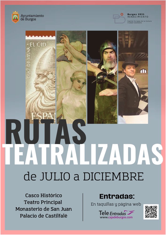 De julio a diciembre podremos conocer más a fondo nuestra ciudad, sus calles y monumentos gracias a diferentes espectáculos teatralizados. 🎭 

🎟️ Hoy a las 18h salen a la venta las entradas para las rutas de Ronco Teatro.

¡Que comience la función! 🥳

bacantix.com/Entradas/Defau…