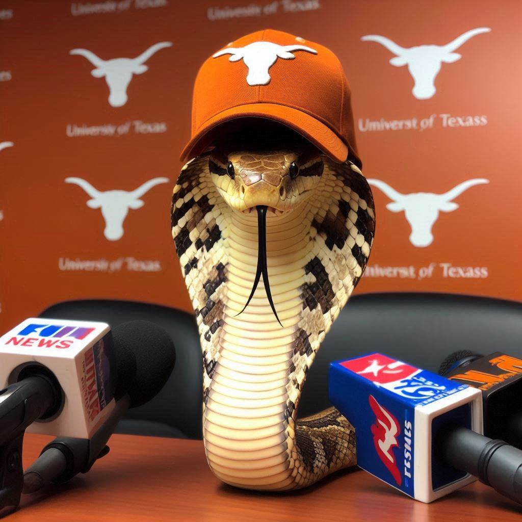 Live look in Austin as the University of Texas announces its newest Baseball Coach...
