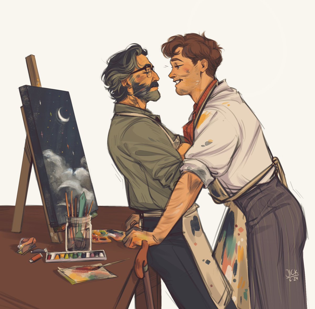 Sprizzy commision for <a href="/MoonlitConverse/">Kathryn²⁸ 🏳️‍🌈🏴‍☠️ |</a> 🥰
#sprizzy #ofmd #fanart