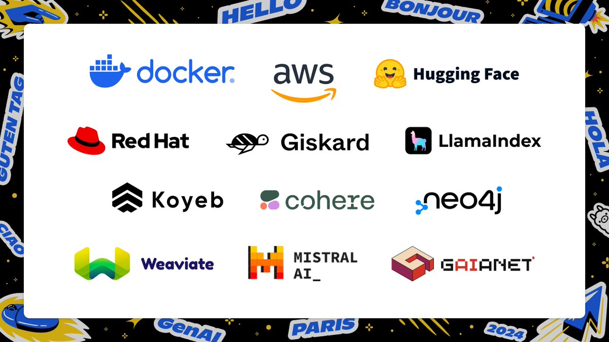 M Flores Salman (@northbaymel) on Twitter photo Last week <a href="/Docker/">Docker</a> & <a href="/ollama/">ollama</a> hosted the Open-source AI developer meetup w speakers <a href="/cybette/">Carol Chen 🐰💜🤘🖖| ➡️🦣 @cybette@mastodon.org.uk</a> & <a href="/SnoussiRachid/">Rachid Snoussi</a> from <a href="/RedHat/">Red Hat</a>, Ignasi Lopez Luna from <a href="/Docker/">Docker</a>, Francois Bouteruche from <a href="/awscloud/">Amazon Web Services</a>, <a href="/juntao/">Michael Yuan</a> from <a href="/Gaianet_AI/">Gaia 🌱</a>, <a href="/hexapode/">Pierre-Loic Doulcet</a> from <a href="/llama_index/">LlamaIndex 🦙</a>, <a href="/st3llasia/">Estelle Scifo</a> from <a href="/neo4j/">Neo4j</a>, <a href="/yann_eu/">Yann Leger</a> Last week <a href="/Docker/">Docker</a> & <a href="/ollama/">ollama</a> hosted the Open-source AI developer meetup w speakers <a href="/cybette/">Carol Chen 🐰💜🤘🖖| ➡️🦣 @cybette@mastodon.org.uk</a> & <a href="/SnoussiRachid/">Rachid Snoussi</a> from <a href="/RedHat/">Red Hat</a>, Ignasi Lopez Luna from <a href="/Docker/">Docker</a>, Francois Bouteruche from <a href="/awscloud/">Amazon Web Services</a>, <a href="/juntao/">Michael Yuan</a> from <a href="/Gaianet_AI/">Gaia 🌱</a>, <a href="/hexapode/">Pierre-Loic Doulcet</a> from <a href="/llama_index/">LlamaIndex 🦙</a>, <a href="/st3llasia/">Estelle Scifo</a> from <a href="/neo4j/">Neo4j</a>, <a href="/yann_eu/">Yann Leger</a>