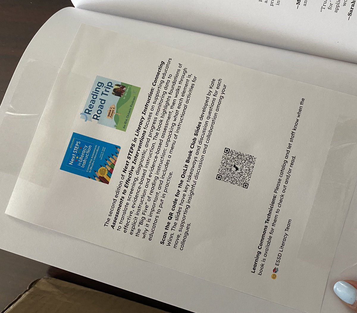 MissJoyceOCSB's tweet photo. 🤫 👀 Psst @OCSBelementary … look what will be arriving at every elementary school before the end of the year! 

We paired it with @ONlit_social slides from the book study and @IDA_Ontario Reading Road Trip podcast 📚 👂🏾 

#ocsbLiteracy https://t.co/VkGln4unsw