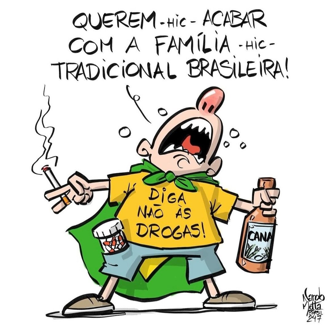 Bando de hipócritas do inferno
Arte <a href="/desenhosdonando/">Nando Motta</a>