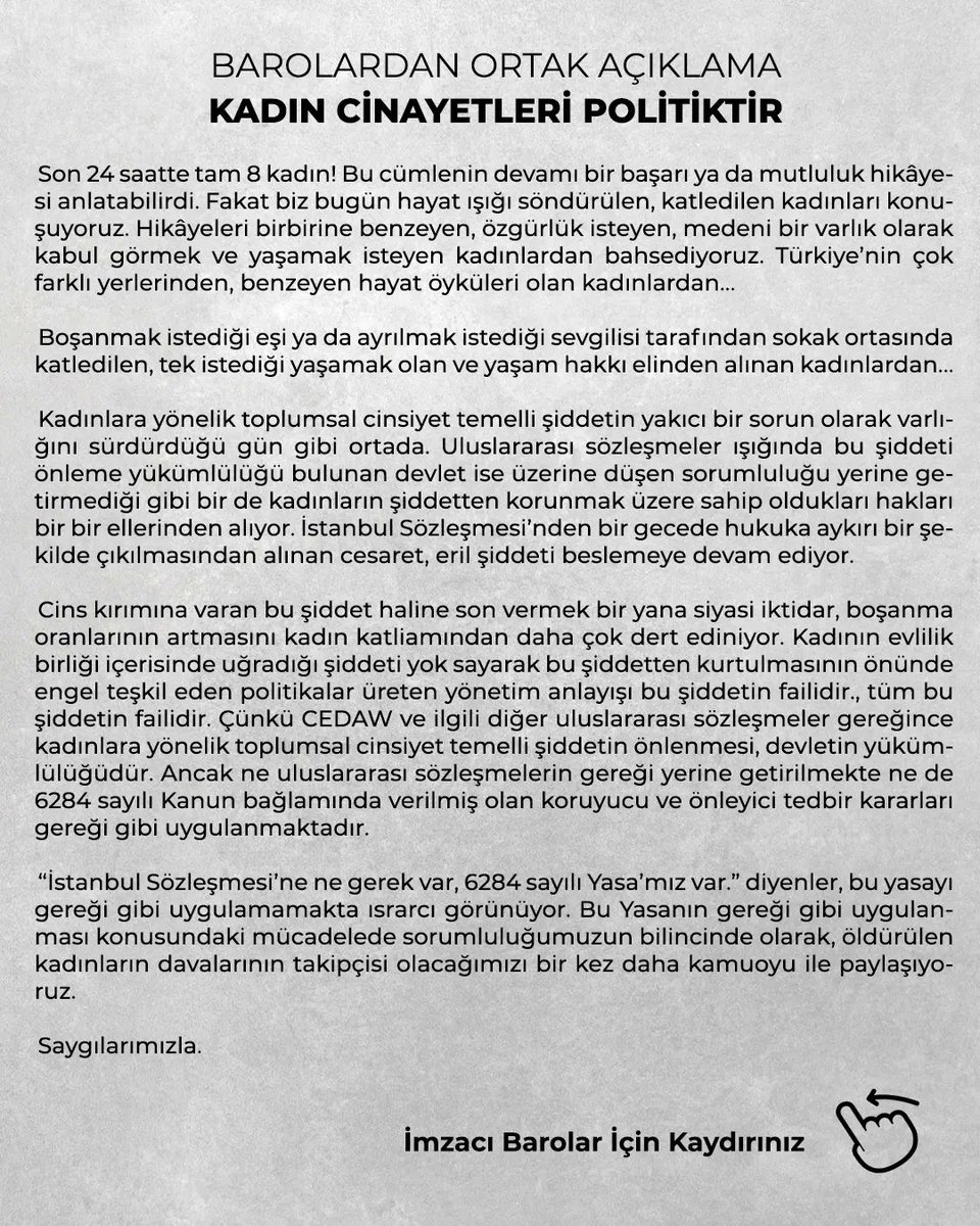 istbarosu's tweet photo. #KadınCinayetleriPolitiktir https://t.co/nDoN4Spiww