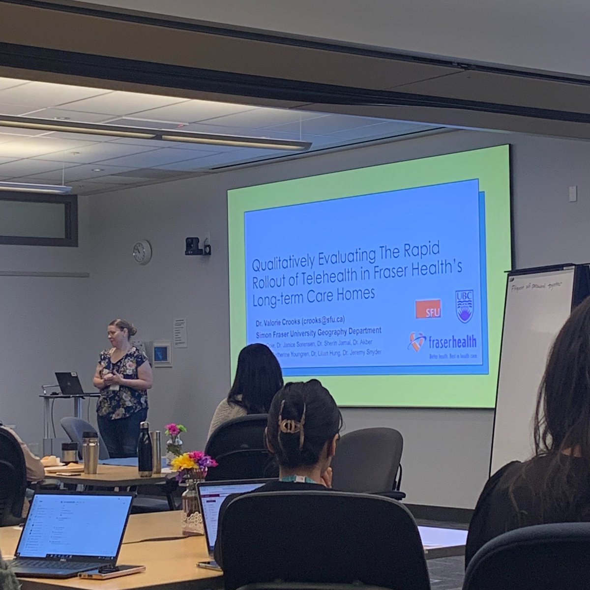 Thanks, <a href="/Fraserhealth/">Fraser Health</a> for hosting an excellent Research Café yesterday. Always great to see <a href="/JaniceMSorensen/">Janice Sorensen PhD RD 🇨🇦 🇩🇰</a> and <a href="/ValorieCrooks/">Dr. Valorie Crooks, PhD</a> present research related to our work in Long-Term Care and Assisted Living.