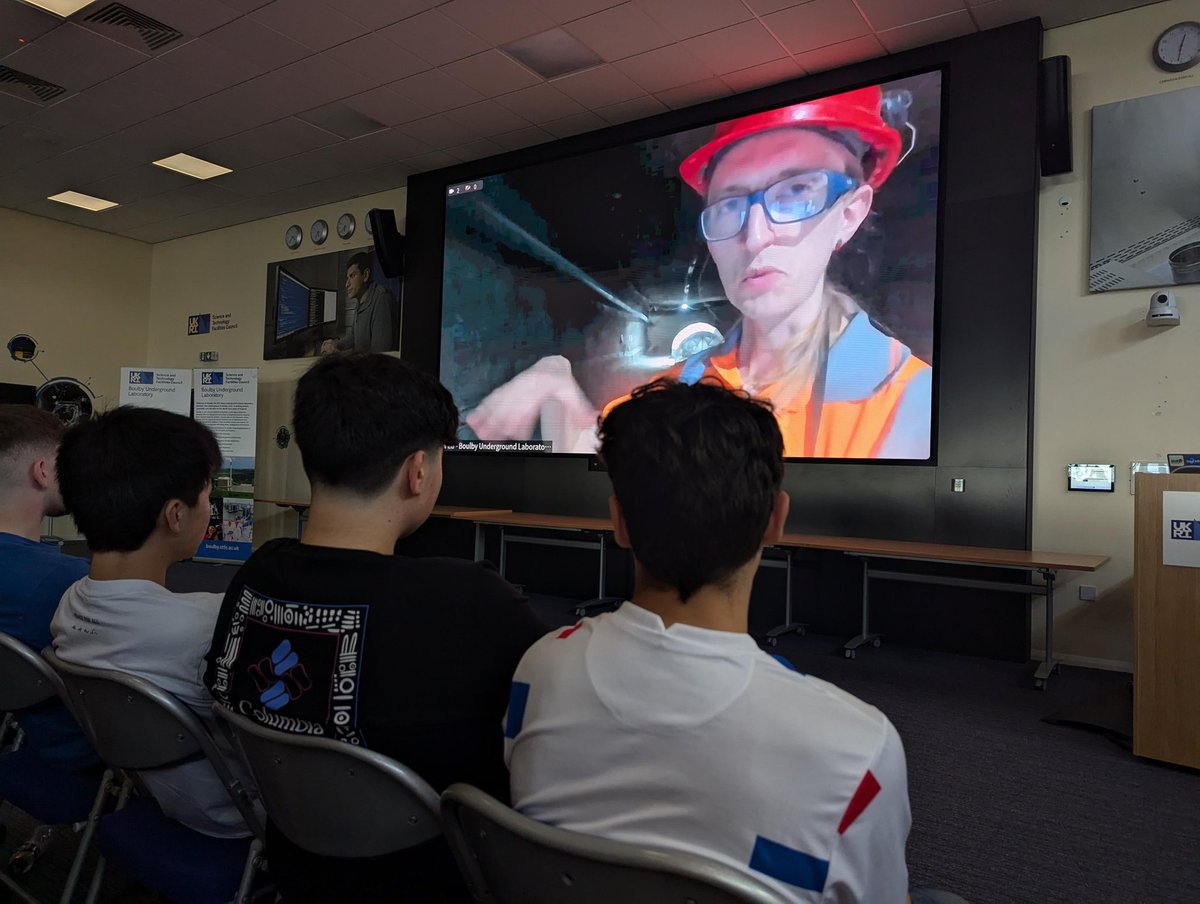 WyedeanScience's tweet photo. A-level physics students @WyedeanSchool had an inspiring time at the @RutherfordApLab @STFC_Matters open day. Amazing talk live from @BoulbyLab and an incredible tour of the @isisneutronmuon source. Also a big thank you to our wonderful tour guide Uche! https://t.co/f0Iub8VB6X
