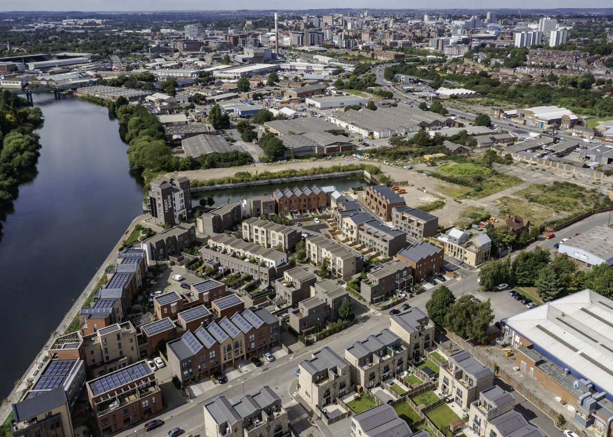 BlueprintRegen's tweet photo. Trent Basin will provide a mix of 350 low-energy homes along Nottingham’s riverside. With a distinct identity &amp; a strong sense of place, the neighbourhood will create a place to connect with nature while remaining close to the city centre.

Find out more:
https://t.co/6RgfEkxHmQ https://t.co/Xkhr1LEn46