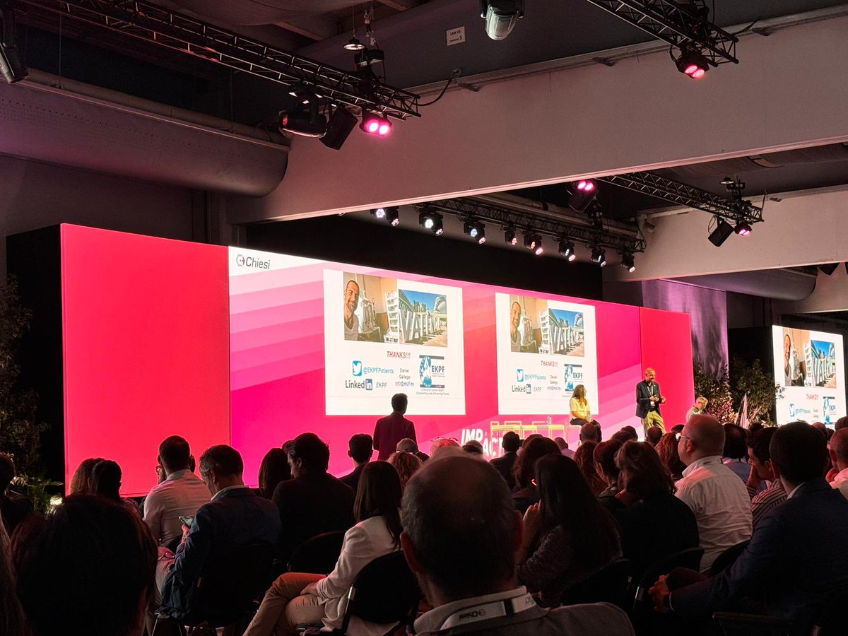 Thanks to <a href="/Chiesi_es/">Chiesi España & Portugal</a> for having me during the CHIESI WEEK IMPACT in Parma , to share kidney people journey in trasplantation, empowering patients and donors for better outcomes !  <a href="/EKPFpatients/">EKPF</a>