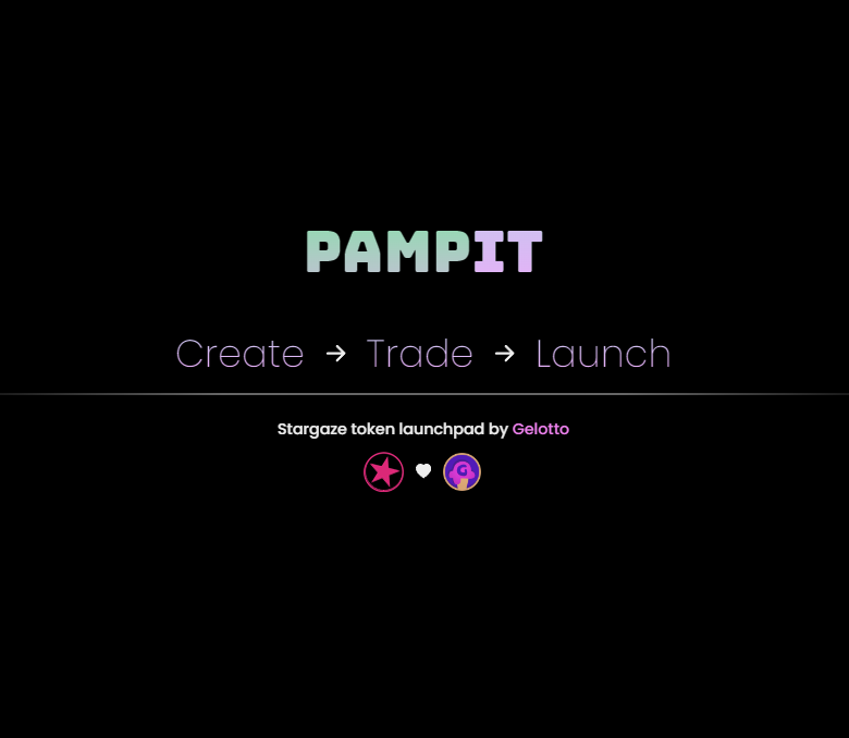 StargazeZone's tweet photo. It's #DevWednesday and today we are celebrating @Gelotto2 for the launch of @PampIT_fun on Stargaze! https://t.co/MegwqyVFQ8