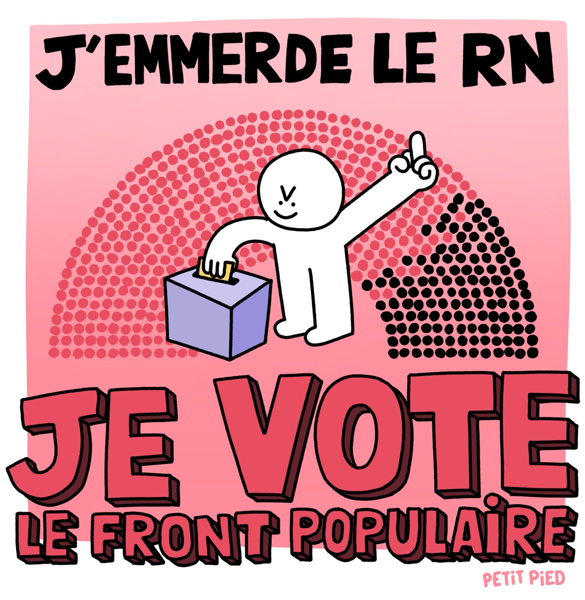 Le 30 juin et le 7 juillet, votez Front Populaire ✊