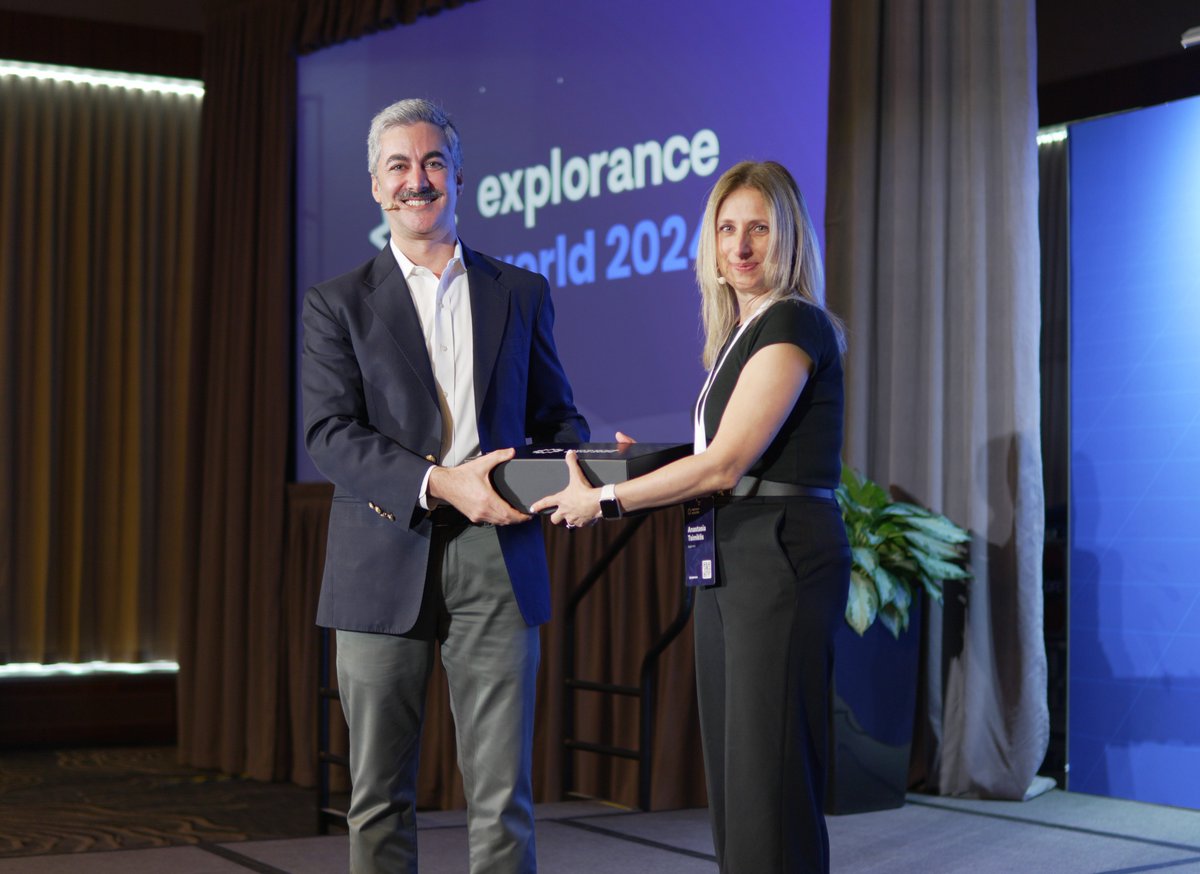 explorance's tweet photo. 📣 Explorance CEO Samer Saab and @fromthekgb opened Day 1 of #ExploranceWorld2024 with presentations on the future of feedback and Human-AI collaboration!
We’re excited to announce major innovations to the Explorance suite. Read more here – https://t.co/4tRQXOrW0L
#Explorance https://t.co/NTJ9u2RB0H