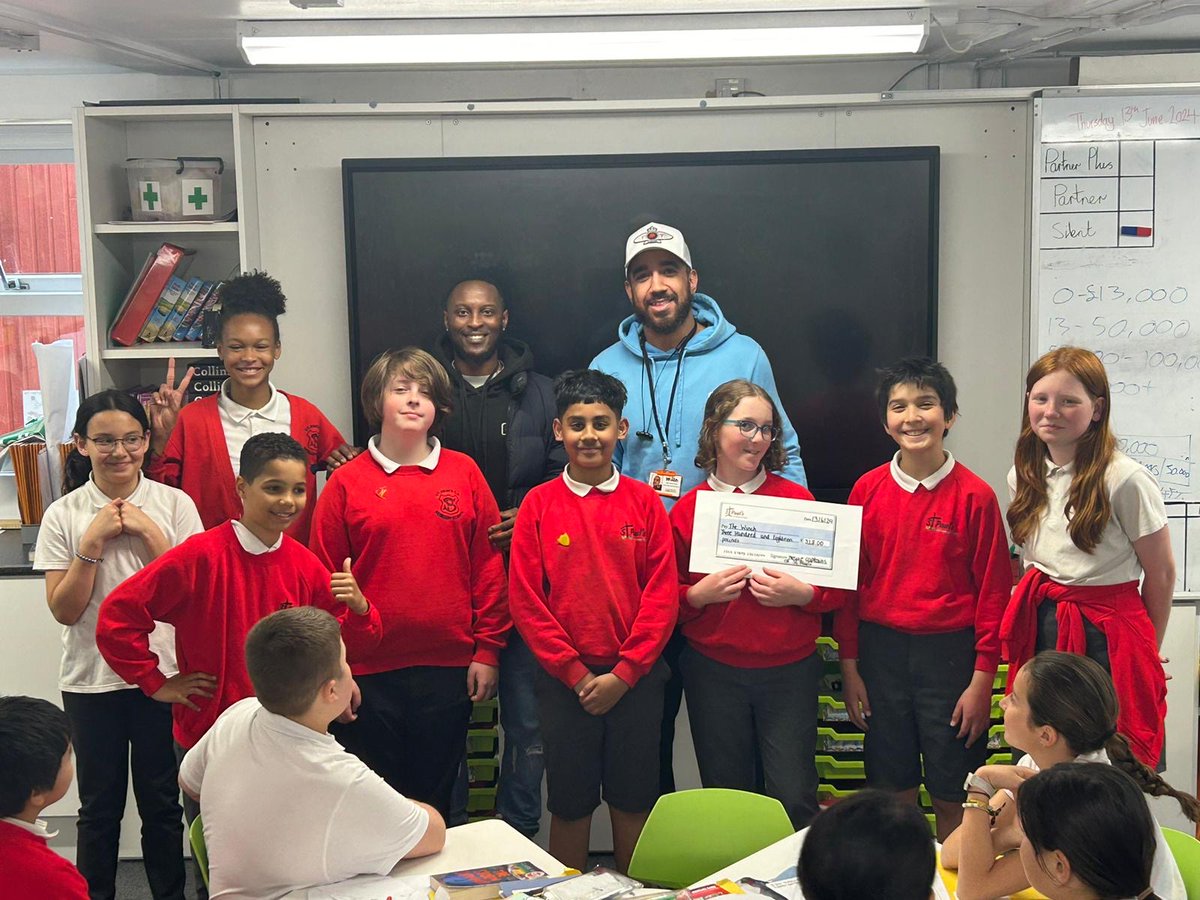 The Winch (@the_winch) on Twitter photo We recently visited St Paul’s Primary School and were thrilled to receive a £318 cheque, generously raised by the students through fundraising activities. A huge thank you to the children, teachers, and parents for their incredible support and dedication.
#Youthwork #Camden We recently visited St Paul’s Primary School and were thrilled to receive a £318 cheque, generously raised by the students through fundraising activities. A huge thank you to the children, teachers, and parents for their incredible support and dedication.
#Youthwork #Camden