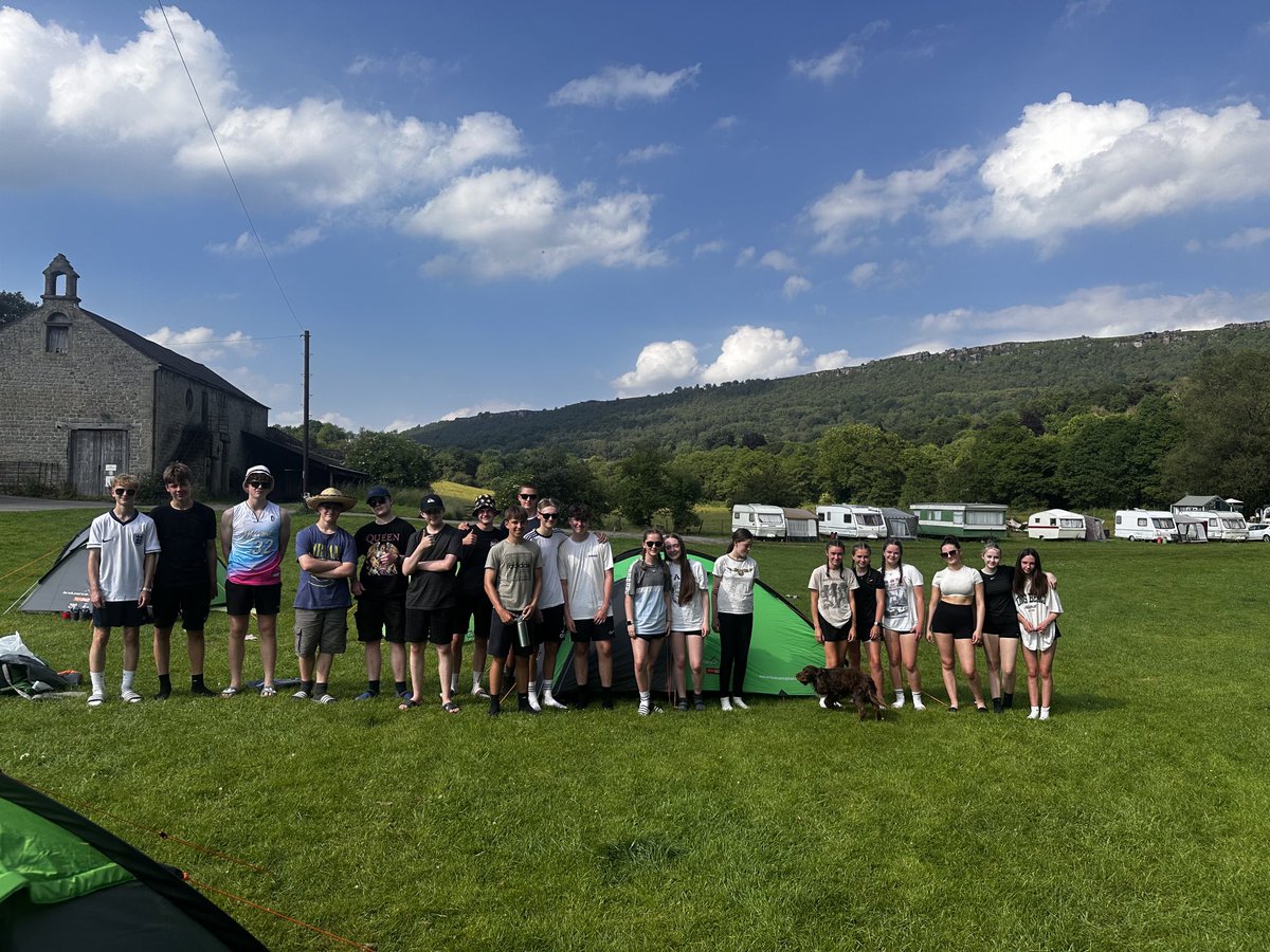 All groups back at camp and pitched up! Great resilience shown today, especially in this heat. Doing us proud. 🫶