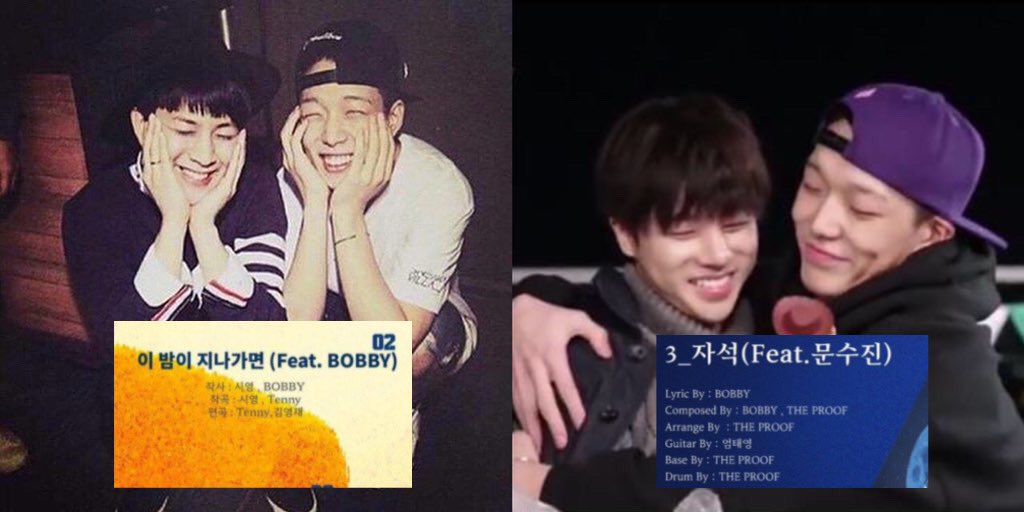 jiwoniverse_'s tweet photo. TEARS IN MY EYES BOBBY LOVES THE BOYS SO MUCH 😭😭😭 bobby participated in each members first solo album and solo song. from giving his songs to jinhwan &amp; chanwoo, to featuring in donghyuk, yun &amp; junhoe albums. he’s been supporting them since day one. oh to have friend like him🥹 https://t.co/rxOD7t8Hf1