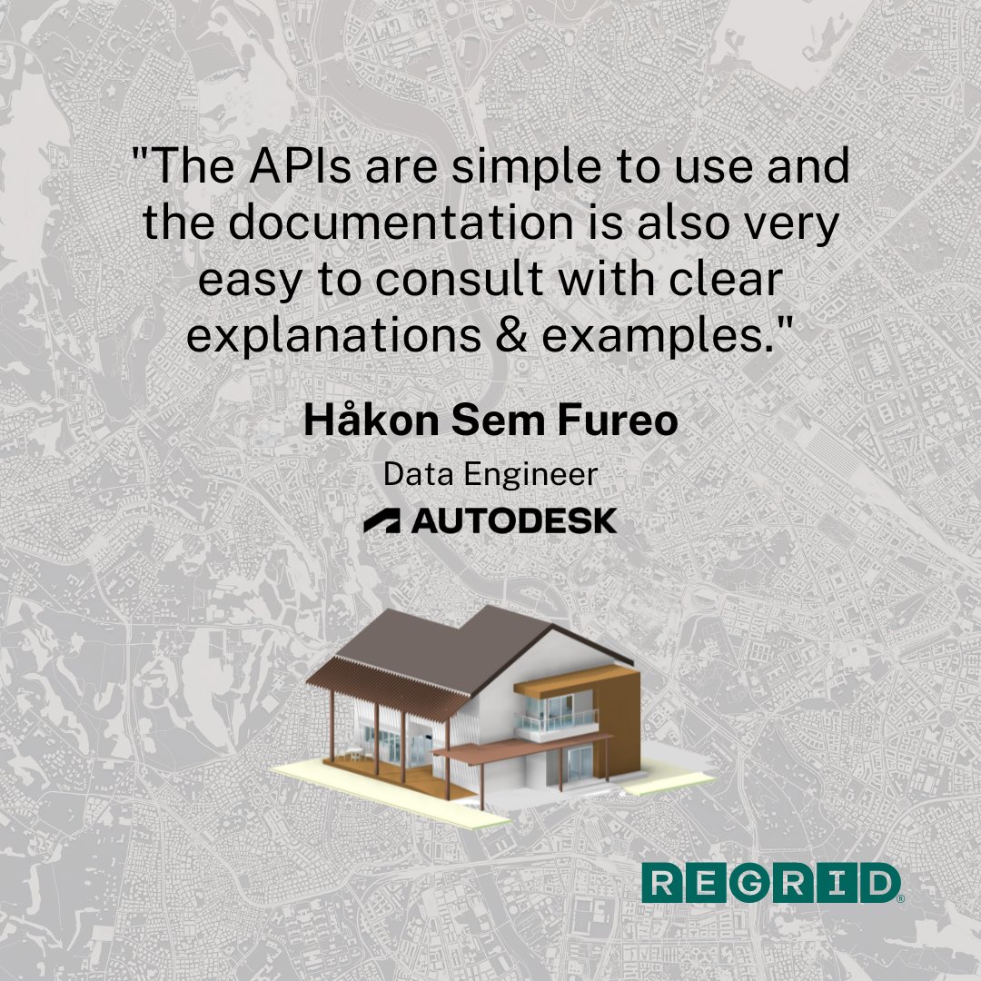 regridapp's tweet image. Interested in leveling-up your geospatial workflows? Check out this case study showcasing how Autodesk enhanced efficiency by integrating Regrid Parcel API solutions. Dive into the full story here: hubs.li/Q02C-DQz0

#APIs #RegridData #LandParcel