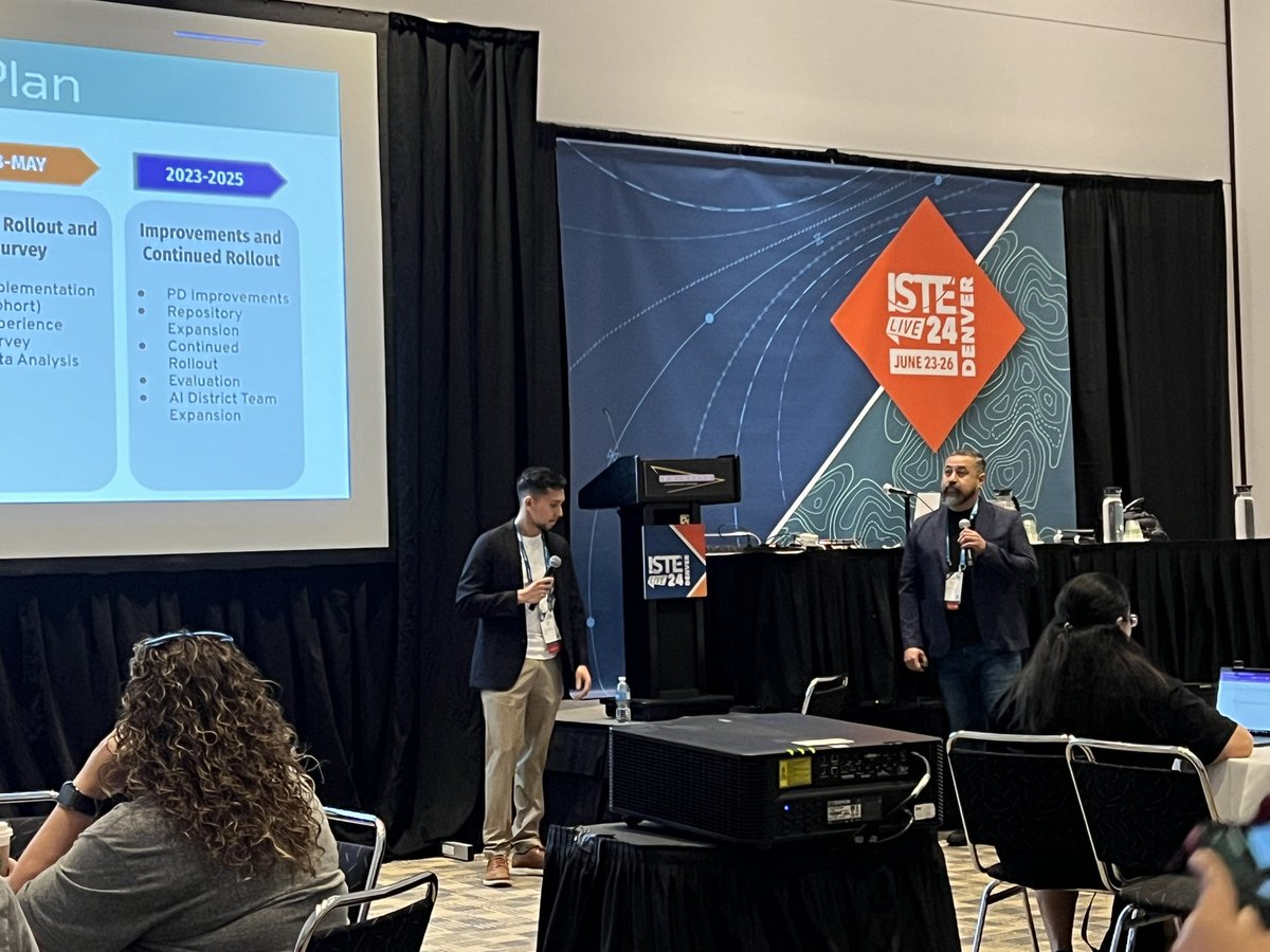 C. Van Wassenhove (@clynvan1) on Twitter photo Beto and Horacio representing <a href="/AldineISD/">Aldine ISD</a> at the ISTE Conference in Denver, discussing how to effectively roll out AI in education. <a href="/horacio_can2/">Horacio Cantu</a> <a href="/betodavla/">betodavila</a> #ISTE2024 Beto and Horacio representing <a href="/AldineISD/">Aldine ISD</a> at the ISTE Conference in Denver, discussing how to effectively roll out AI in education. <a href="/horacio_can2/">Horacio Cantu</a> <a href="/betodavla/">betodavila</a> #ISTE2024