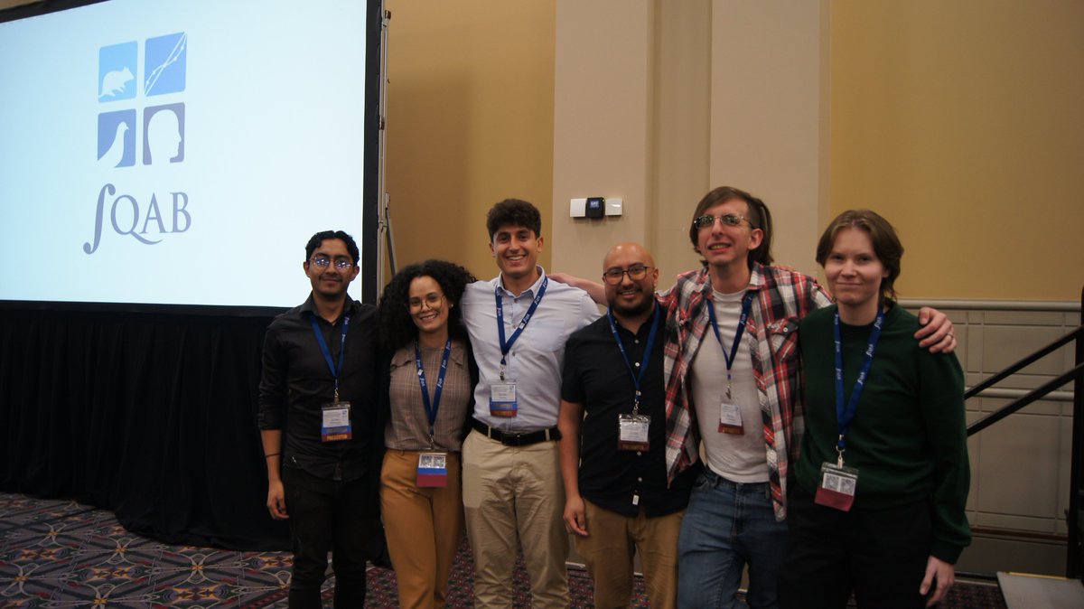 Who else is still impressed with our incredible Tony Nevin invited student presenters from #SQAB2024Philly? Thank you Julián Velasquez, Carla Martínez-Pérez, Sergio Ramos, Julián Cifuentes, Matias Avellaneda, and Lael Poole for sharing your impressive research with us!