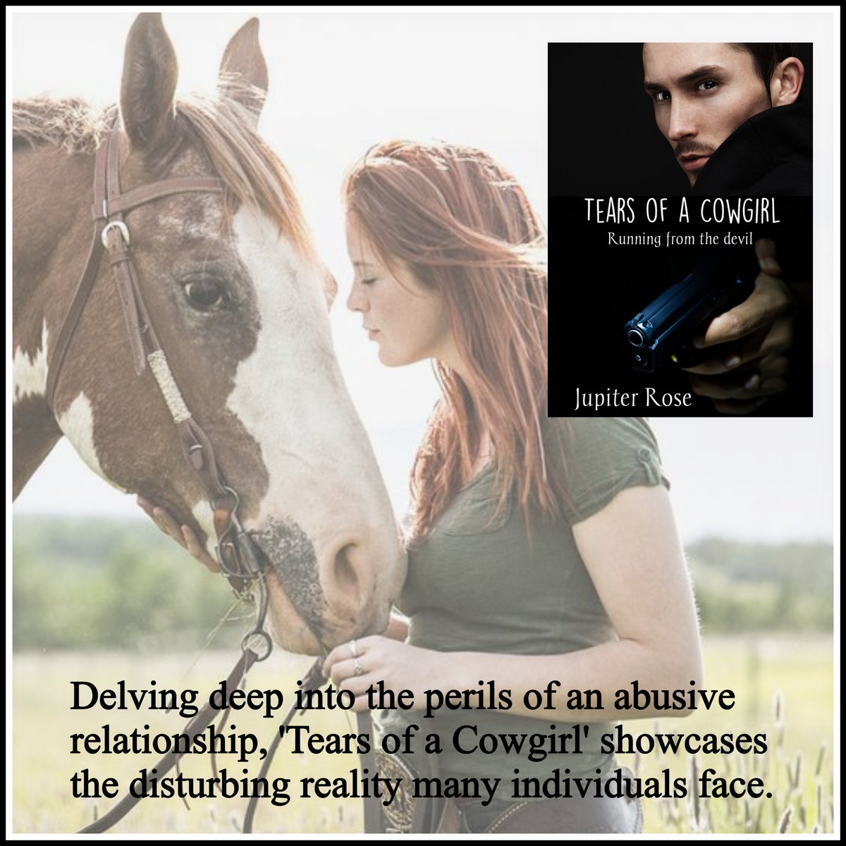 HJamesWrites's tweet photo. If you loved the suspenseful tales of "Safe Haven" and "Sleeping with the Enemy," prepare to be captivated by the raw intensity of "Tears of a Cowgirl." ππ₯ #CaptivatingSuspense #RawIntensity #RomanticSuspense
https://t.co/N3m5YJWxjY https://t.co/FecnCIv9MP