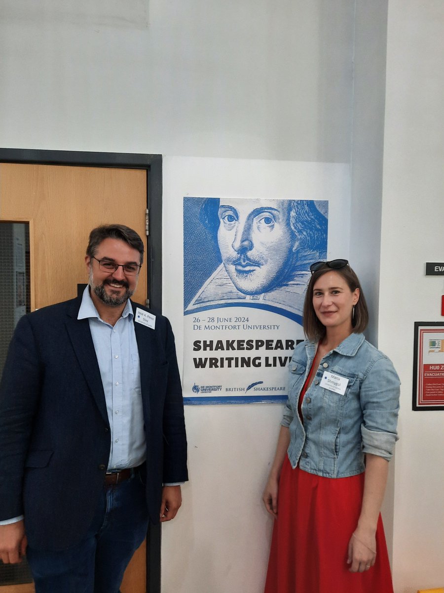Dr Maria Shmygol 🌻 (@mariashmygol) on Twitter photo Delighted to kick off the 2024 <a href="/BSA_Conference/">British Shakespeare Association 2025 Conference</a> with my Co-Chair <a href="/JoseAPerezDiez/">José A. Pérez Díez</a> in Leicester <a href="/dmuleicester/">dmuleicester</a> #BSA2024 Delighted to kick off the 2024 <a href="/BSA_Conference/">British Shakespeare Association 2025 Conference</a> with my Co-Chair <a href="/JoseAPerezDiez/">José A. Pérez Díez</a> in Leicester <a href="/dmuleicester/">dmuleicester</a> #BSA2024
