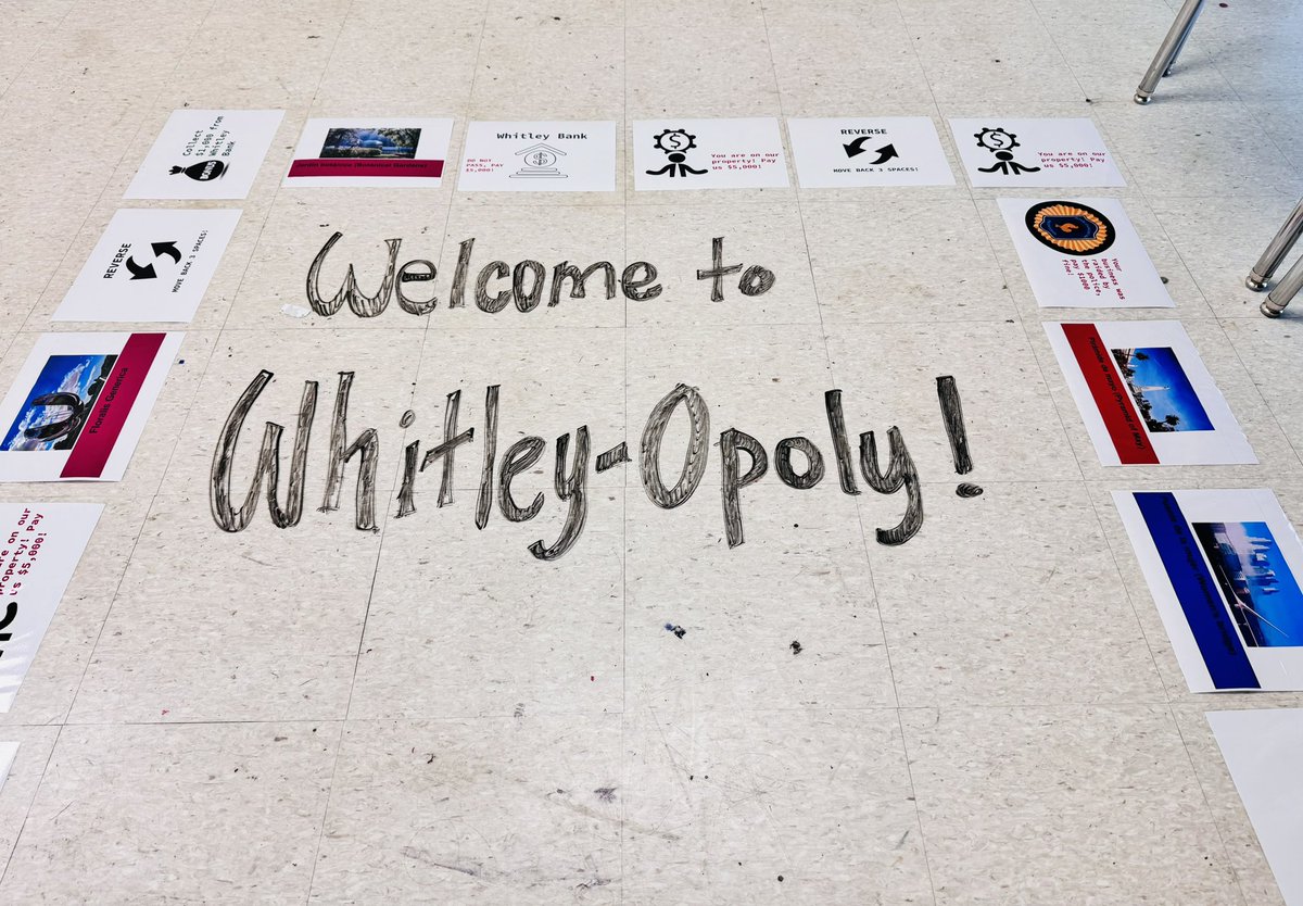 NdMccray's tweet photo. Loved how Ms. Whitley @AngelaW30607927 got creative for our financial literacy class. Using her version of Monopoly to teach students about planning and strategizing was genius. #BeMoreDoMore #Argentina @ShotwellMS_AISD @IB_MrsNelms @mejohnson324 @AldineISD https://t.co/42q2HGCbF8