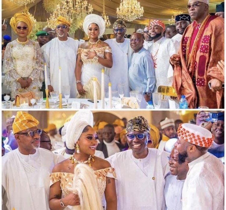 InfinityObj's tweet image. Powerful Men at Davido and Chioma’s wedding yesterday: Aliko Dangote, Gov Sanwo-Olu, Gov Alex Otti, Gov Dapo Abiodun, Okezie Ikpeazu, Ooni of Ife, Seyi Tinubu etc.

#CHIVIDO2024