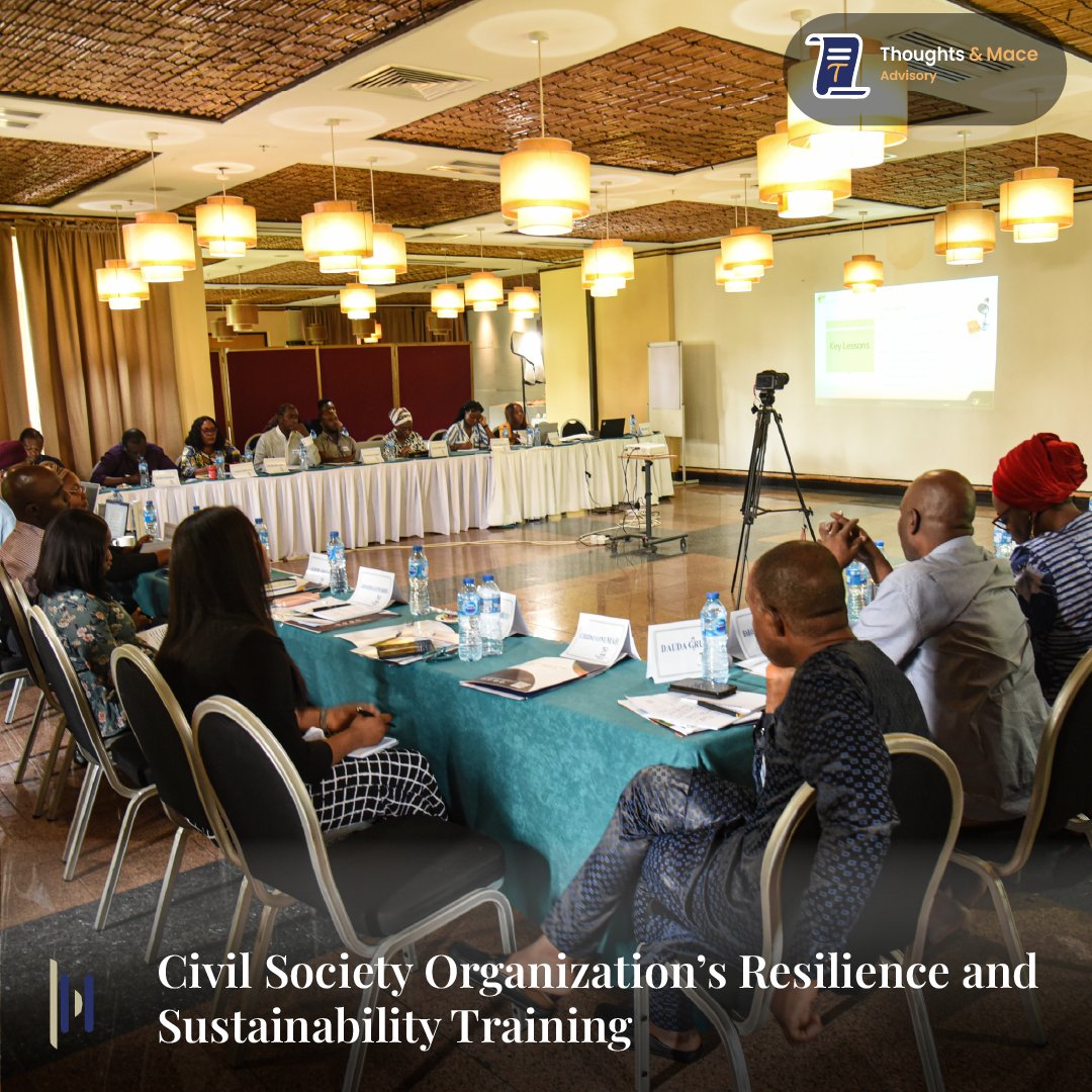 thoughtsandmace's tweet photo. Day 1 of the #CSORST training is officially underway! We are excited to dive into today's sessions on resilience and sustainability. Our morning session just concluded. @UdoIlo shared invaluable insights on the need for systems in board selection. https://t.co/dEqiPByEiz